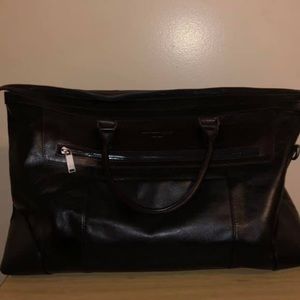 Black duffle bag